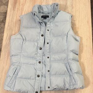 Lands' End Women's Sky Blue Quilted Vest
